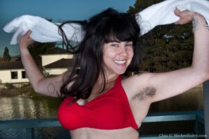 WeAreHairy Cleo Is an Extra Hairy Curvy Cutie