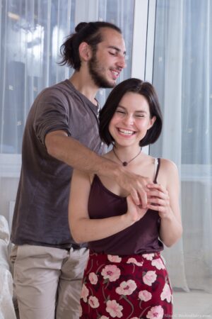 Ole Nina has hot sex with her man after a manicure