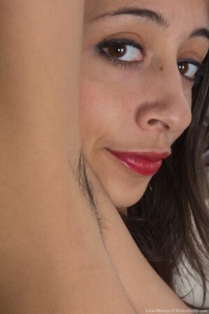 Luna Monroe is a hot playful hairy woman